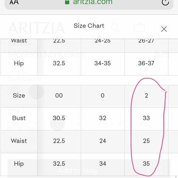 BNWT Aritzia Babaton Hopper Skirt - Picture 4 of 4